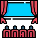 Cinema screen icon